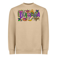 Mushroom louisiana mardi gras Heavyweight Sweatshirt - LillyAllenDesigns