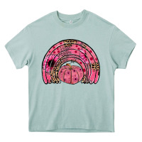 Pumpkin Ribbon Rainbow Heavy Core Tee | Teevron