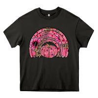Asphalt pumpkin ribbon rainbow Heavy Core Tee - JahusDesignShop