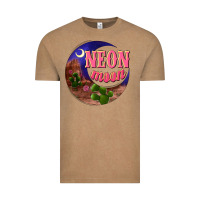 Vintage Coffee neon moon Vintage Tee - NancyCooperArtShop