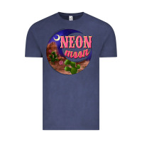 Vintage Denim neon moon Vintage Tee - NancyCooperArtShop