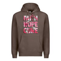 Coffee faith hope cure breast cancer Premium Hoodie - CowGirlArtShop
