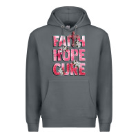 Rock faith hope cure breast cancer Premium Hoodie - CowGirlArtShop