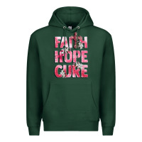 Sports Green faith hope cure breast cancer Premium Hoodie - CowGirlArtShop