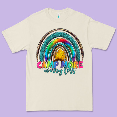 Camp More Worry Less Premium Tee Designed By Artiststas