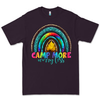 Plum camp more worry less Premium Tee - Artiststas