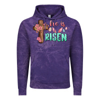 Cloud Purple he is risen Vintage Hoodie - MaliasSmallBusiness