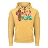 Vintage Mustard he is risen Vintage Hoodie - MaliasSmallBusiness