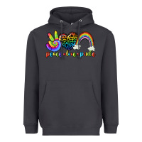 Smoke Peace love pride Heavyweight Hoodie - CowGirlArtShop