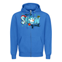 True Royal up to snow good Zipper Hoodie - texasbilliewilder