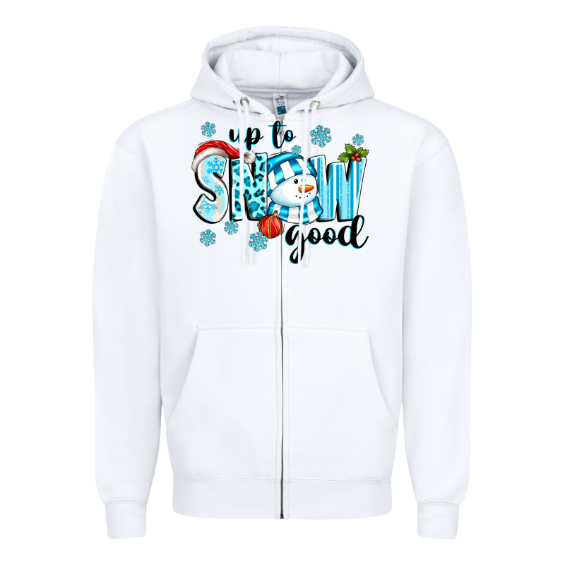 Up To Snow Good Zipper Hoodie by texasbilliewilder | Teevron