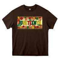 Chocolate Brown juneteenth licence plate template Heavy Core Tee - Artiststas