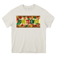 Cream juneteenth licence plate template Heavy Core Tee - Artiststas