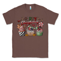 Chestnut Merry Christmas Classic Tee - CowhideDigitalArt