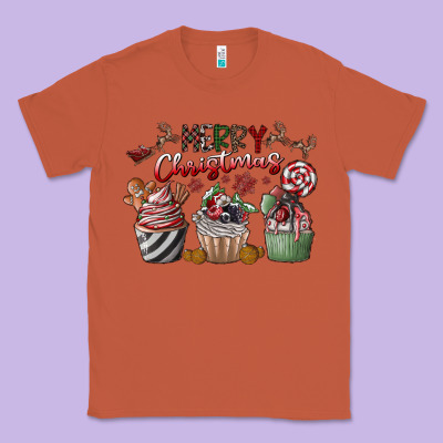 Merry Christmas Classic Tee Designed By Cowhidedigitalart