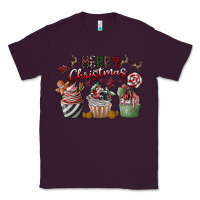 Plum Merry Christmas Classic Tee - CowhideDigitalArt