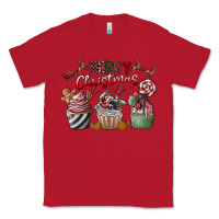 Red Merry Christmas Classic Tee - CowhideDigitalArt