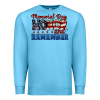Ocean Blue Memorial day honor and remember 4th of july Premium Sweatshirt - CowGirlArtShop