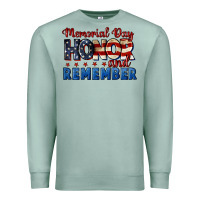 Seafoam Memorial day honor and remember 4th of july Premium Sweatshirt - CowGirlArtShop