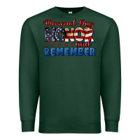 Sports Green Memorial day honor and remember 4th of july Premium Sweatshirt - CowGirlArtShop