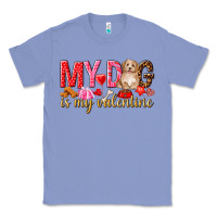 Colony Blue my dog is my valentine Classic Tee - NancyCooperArtShop