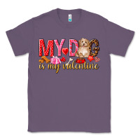 Lavender my dog is my valentine Classic Tee - NancyCooperArtShop