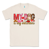 Natural my dog is my valentine Classic Tee - NancyCooperArtShop