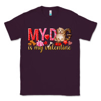 Plum my dog is my valentine Classic Tee - NancyCooperArtShop