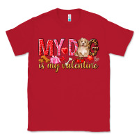 Red my dog is my valentine Classic Tee - NancyCooperArtShop