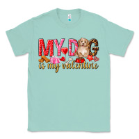 Seafoam my dog is my valentine Classic Tee - NancyCooperArtShop