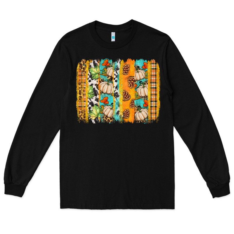 Fall Brushstroke Long Sleeve Tee by BundleAndBundleShop | Teevron