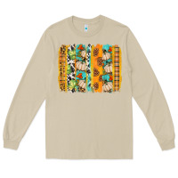 Mushroom fall brushstroke Long Sleeve Tee - BundleAndBundleShop