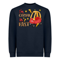 Navy i'm comin in fast Heavyweight Sweatshirt - LillyAllenDesigns