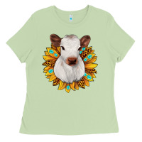 Sunflower Heifer Ladies Tee | Teevron