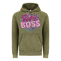 Vintage Olive wax boss Vintage Hoodie - MaliasSmallBusiness