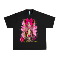 Black valentines day horse with sunglasses Urban Heavy Tee - NancyCooperArtShop