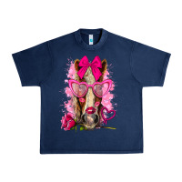 Navy valentines day horse with sunglasses Urban Heavy Tee - NancyCooperArtShop