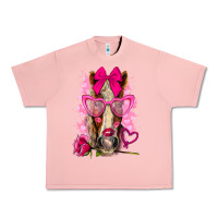 Salmon valentines day horse with sunglasses Urban Heavy Tee - NancyCooperArtShop