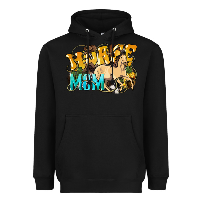 Horse Mom Rope Heavyweight Hoodie by HowdyJamesFarm | Teevron
