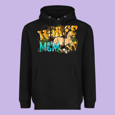 Horse Mom Rope Heavyweight Hoodie Designed By Howdyjamesfarm