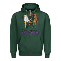 Sports Green Get in ghoulies were going haunting Zipper Hoodie - NancyCooperArtShop