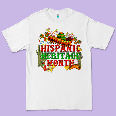 National Hispanic Heritage Month Premium Tee Designed By Bundleandbundleshop