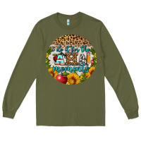 Army Green i do it for the aha moments round earring Long Sleeve Tee - BundleAndBundleShop