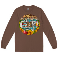 Chestnut i do it for the aha moments round earring Long Sleeve Tee - BundleAndBundleShop