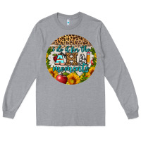 Heather Grey i do it for the aha moments round earring Long Sleeve Tee - BundleAndBundleShop