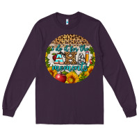 Plum i do it for the aha moments round earring Long Sleeve Tee - BundleAndBundleShop