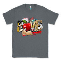 Charcoal Heather teacher school love Classic Tee - NancyCooperArtShop