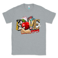 Heather Grey teacher school love Classic Tee - NancyCooperArtShop