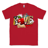 Red teacher school love Classic Tee - NancyCooperArtShop