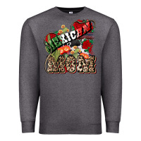 Charcoal Heather Mexican Mom Mexico Premium Sweatshirt - HowdyJamesFarm